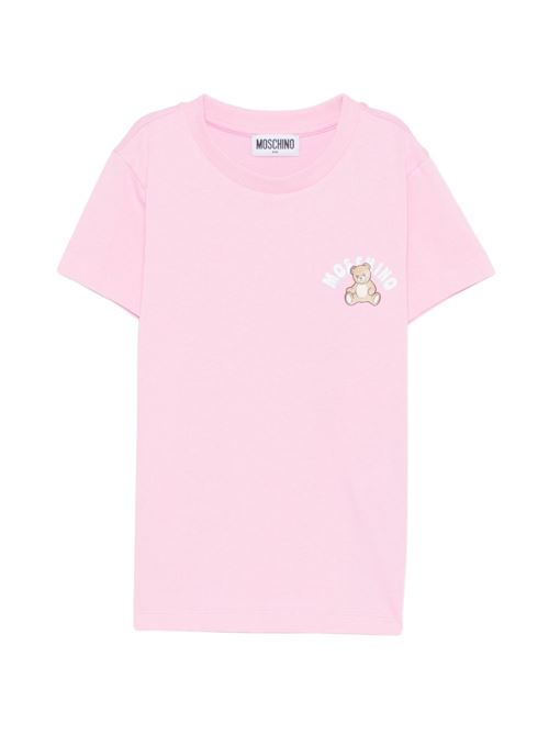 T-shirt unisex Moschino Kid Teen rosa MOSCHINO KID-TEEN | HWM058LAA0151473